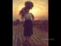 Harvesters countryside Realist Jules Breton